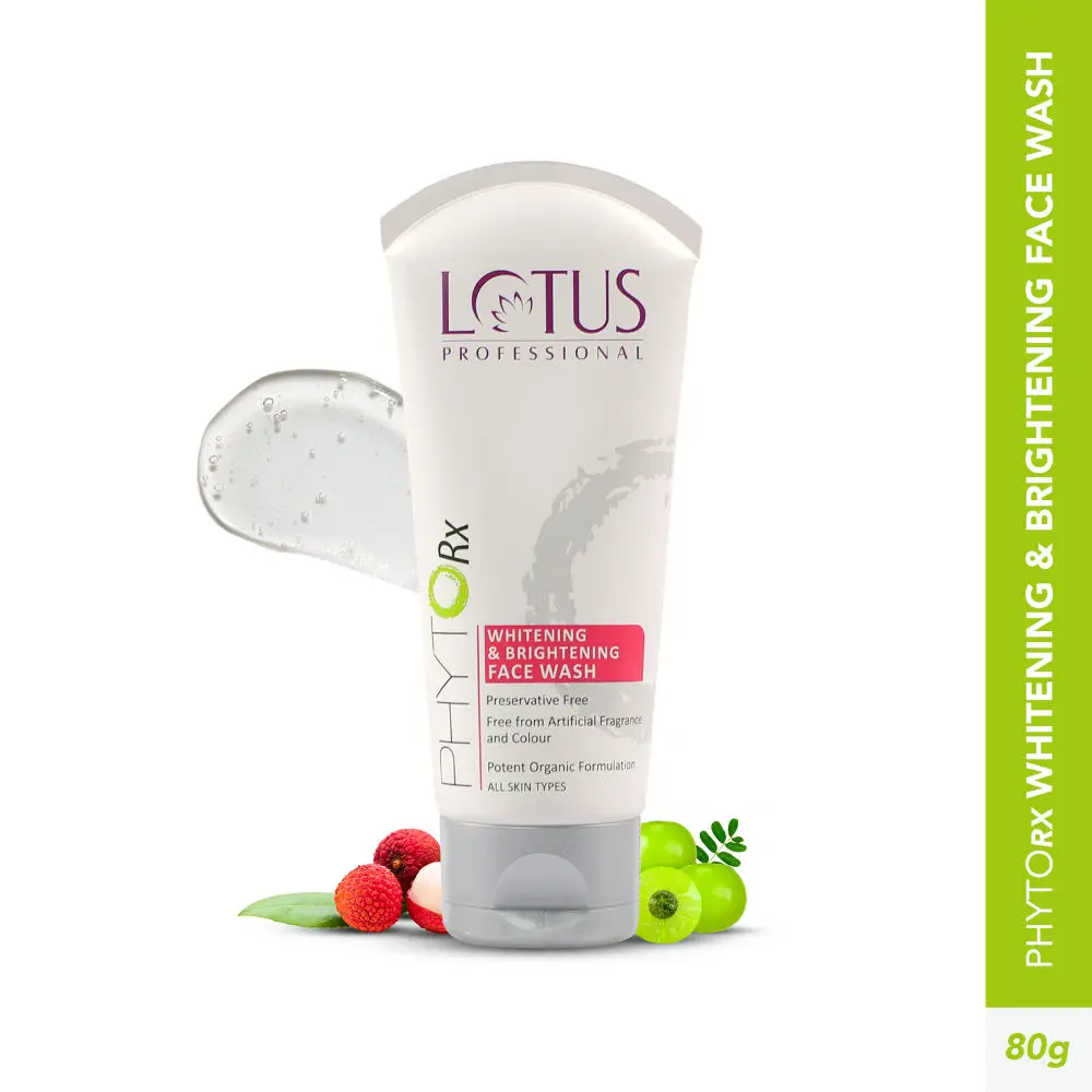 Lotus Professional Phyto-Rx Whitening & Brightening Facewash (80gm)