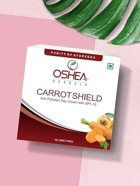Oshea Herbals Carrotshield Anti-Pollution Day Cream with SPF 15