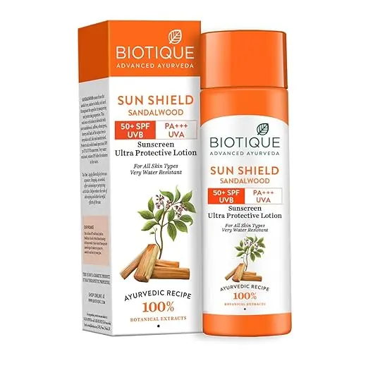 Biotique Bio Sandalwood Sunscreen | For All Skin Types| 120ml
