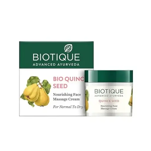 Biotique Quince Seed Anti Aging Face Massage Cream For Normal To Dry Skin, 50gm