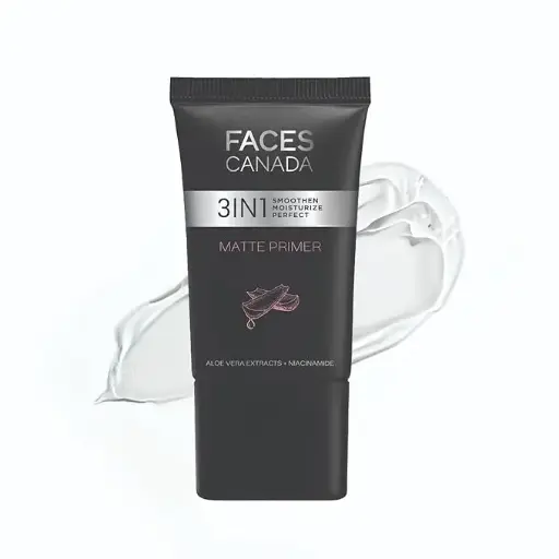 FACES CANADA Matte Primer, 30g | Oil-Free Matte Finish | Lightweight Gel Texture