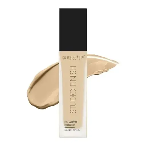 Swiss Beauty Full coverage Foundation Studio Finish, Face Makeup