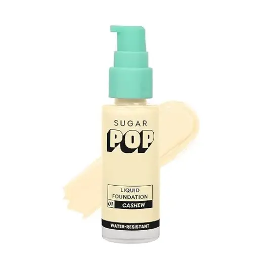 SUGAR POP Liquid Foundation - 30 ml | Water Resistant | Lasts Upto 10 Hrs | Super Matte | Full Coverage