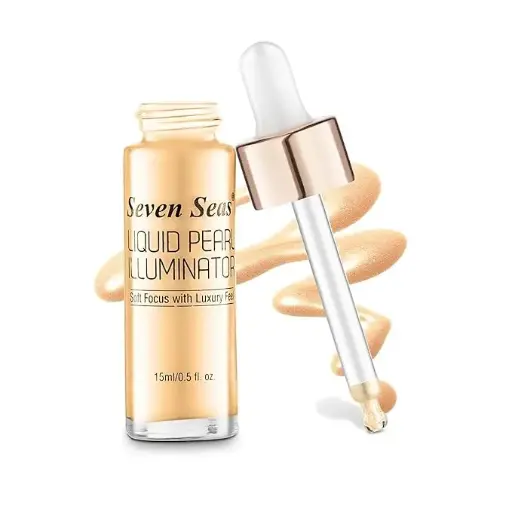 Seven Seas Liquid Pearl Liquid Highlighter For Face makeup | illuminating Liquid Highlighter with Dewy finish