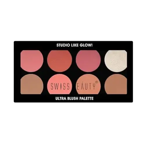Swiss Beauty Blusher Palette with highly blendable shades