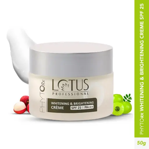 Lotus Professional Phyto-Rx Whitening & Brightening Creme SPF 25 PA+++ (50gm)