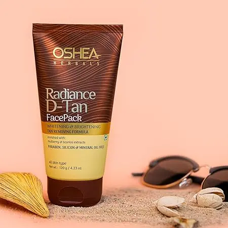 Oshea Herbals Radiance D-Tan Face Pack For Tan Removal, 120 gm