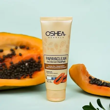 Oshea Herbals Papayaclean Anti Blemish Face Pack | - 100g