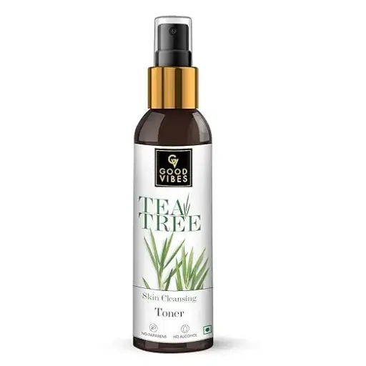 Good Vibes Tea Tree Toner , Hydrating Light Weight Anti Acne Moisturizing Face Toner for All Skin Types